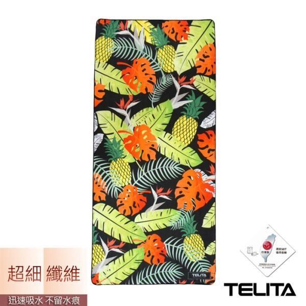 【TELITA】超細纖維日系和風海灘巾-南洋風情(一條)