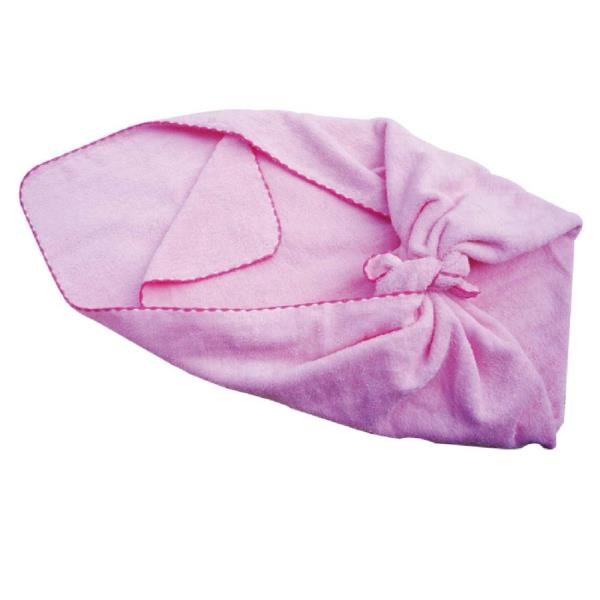 【偉榮毛巾】粉紅嬰兒包巾