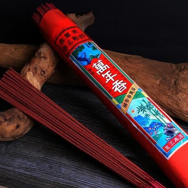 【百年傳承。吳萬春香舖】萬年香(半斤/包) 傳統線香 天然原料 純手工製香 臺灣製造