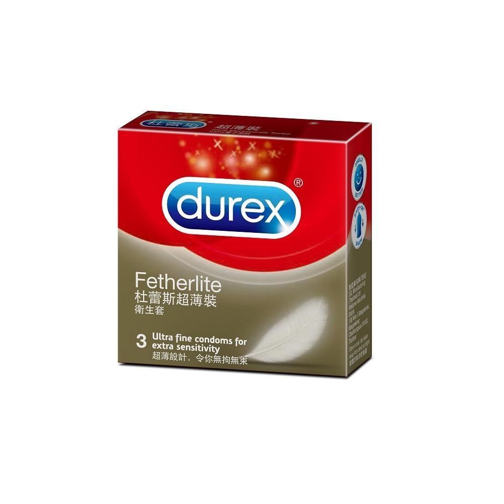 Durex杜蕾斯-超薄裝保 險 套(3入)