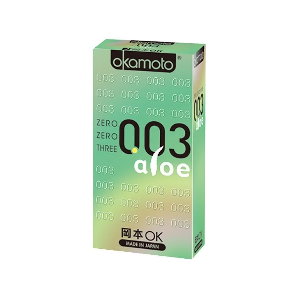 okamoto岡本-003 Aloe蘆薈極薄保 險 套(6入)