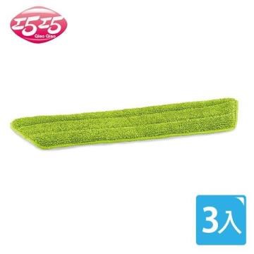 【巧巧】幸福草 40cm商用鋁板除塵拖把替換布 3入