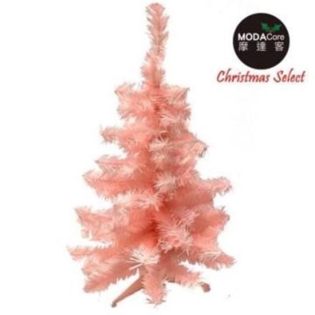 【摩達客】台灣製2尺60cm經典粉紅色聖誕樹裸樹（不含飾品不含燈）