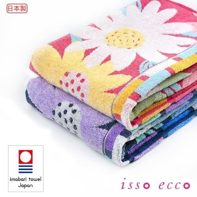 【Croissant科羅沙】日本ISSO ECCO今治(imabari towel)∼無撚大理花浴巾 70*140cm