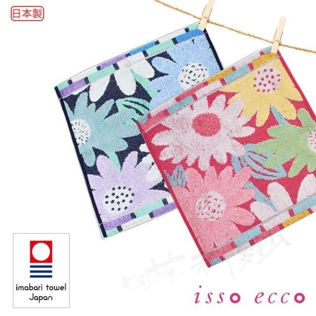 【Croissant科羅沙】日本ISSO ECCO今治(imabari towel)∼無撚大理花方巾 34*35cm