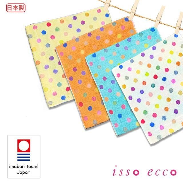 【Croissant科羅沙】日本ISSO ECCO今治(imabari towel)∼彩玉方巾34x35cm