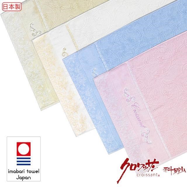 【Croissant科羅沙】日本毛巾~今治生產 CR玫瑰園 毛巾 34*80CM