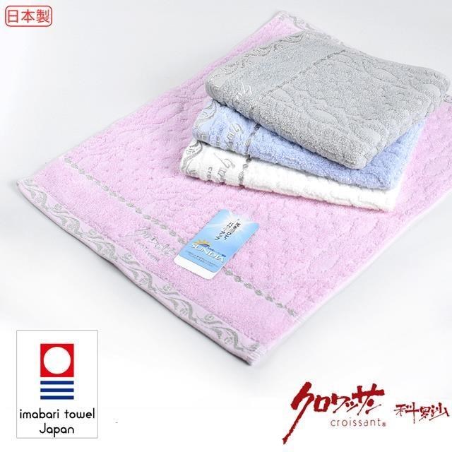 【Croissant科羅沙】日本毛巾~今治生產 抗菌菱紋 方巾 34x42CM