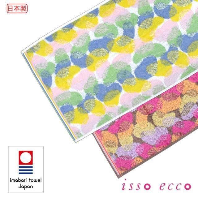 【Croissant 科羅沙】日本ISSO ECCO今治(imabari towel)∼無撚水彩毛巾 34*80cm
