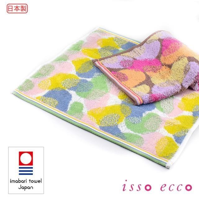 【Croiissant 科羅沙】日本ISSO ECCO今治(imabari towel)∼無撚水彩方巾 33*35cm