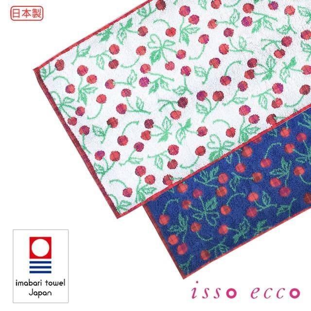 【Croissant 科羅沙】日本ISSO ECCO今治(imabari towel)∼無撚櫻桃毛巾 33*80cm