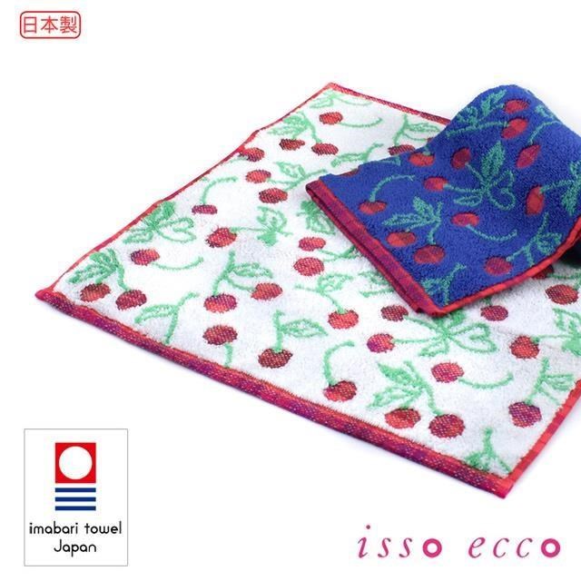 【Croissant 科羅沙】日本ISSO ECCO今治(imabari towel)∼無撚櫻桃方巾 33*35cm