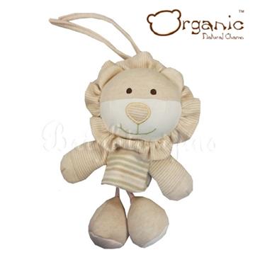 加拿大 Organic 有機棉嬰兒玩具-搖籃音樂鈴(小獅)