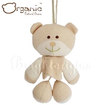 加拿大 Organic 有機棉嬰兒玩具-搖籃音樂鈴(小熊)