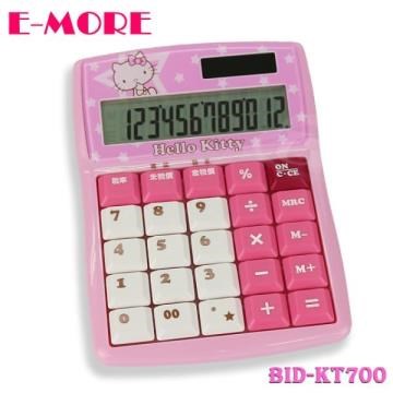 【E-MORE】Sanrio甜蜜系列-Hello Kitty 12位數計算機KT700