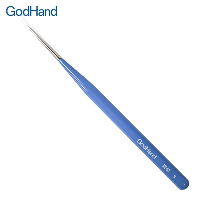 日本神之手GodHand神之筆面相筆S極細筆 超細部彩繪筆模型畫筆GH-EBRSP-MS(適畫手辦瞳孔等細部)