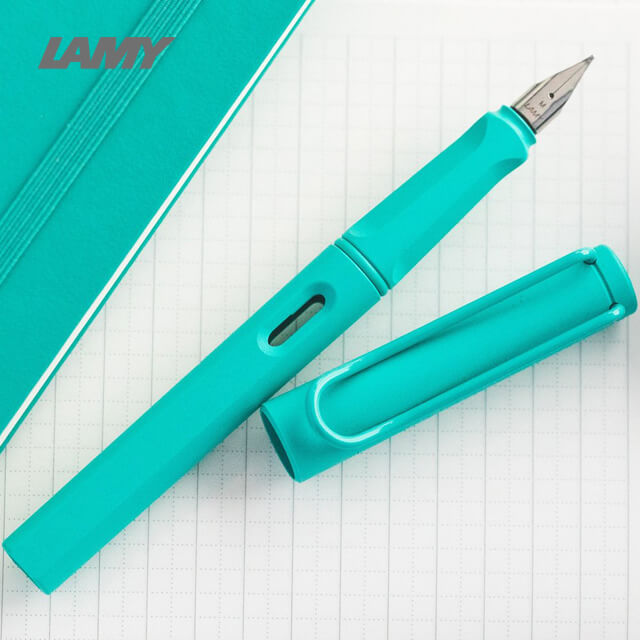 Lamy狩獵者海水藍鋼筆