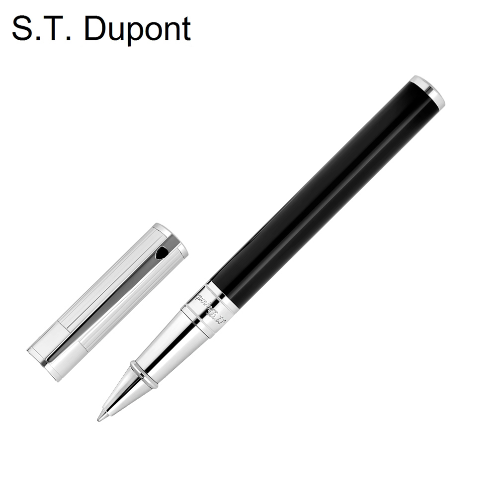 s.t.dupont 都彭 goldsmith系列黑桿銀夾鋼珠筆 262201