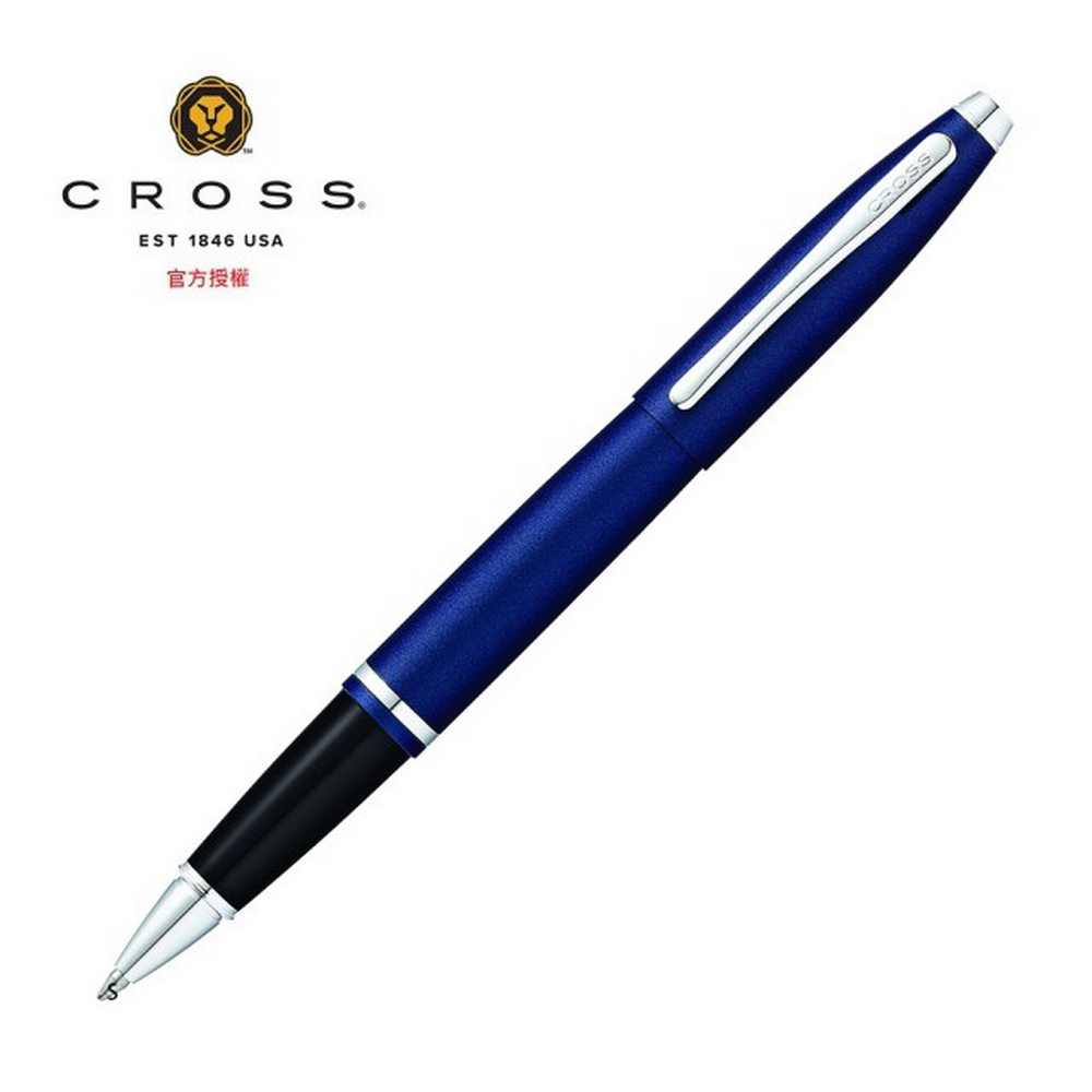CROSS 凱樂系列啞金屬午夜藍鋼珠筆 AT0115-18