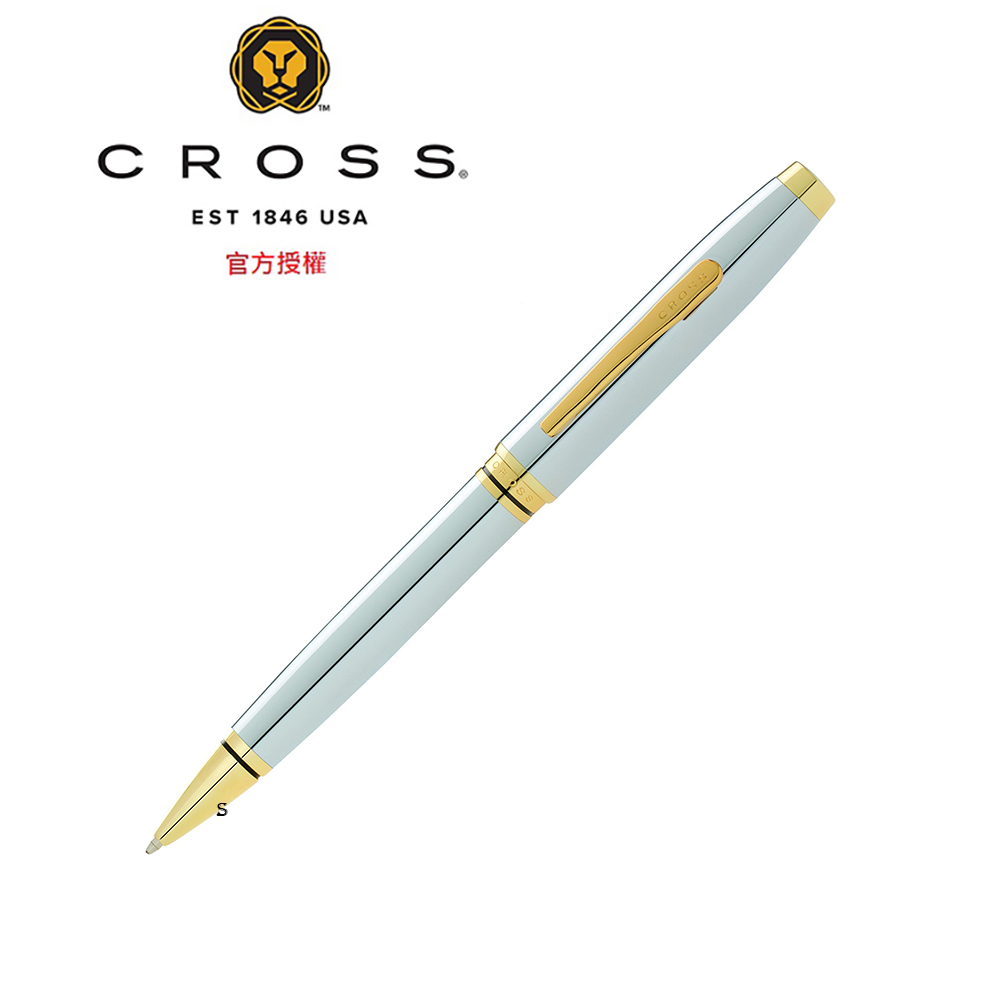 CROSS 高雲系列亮鉻金夾原子筆 AT0662-2