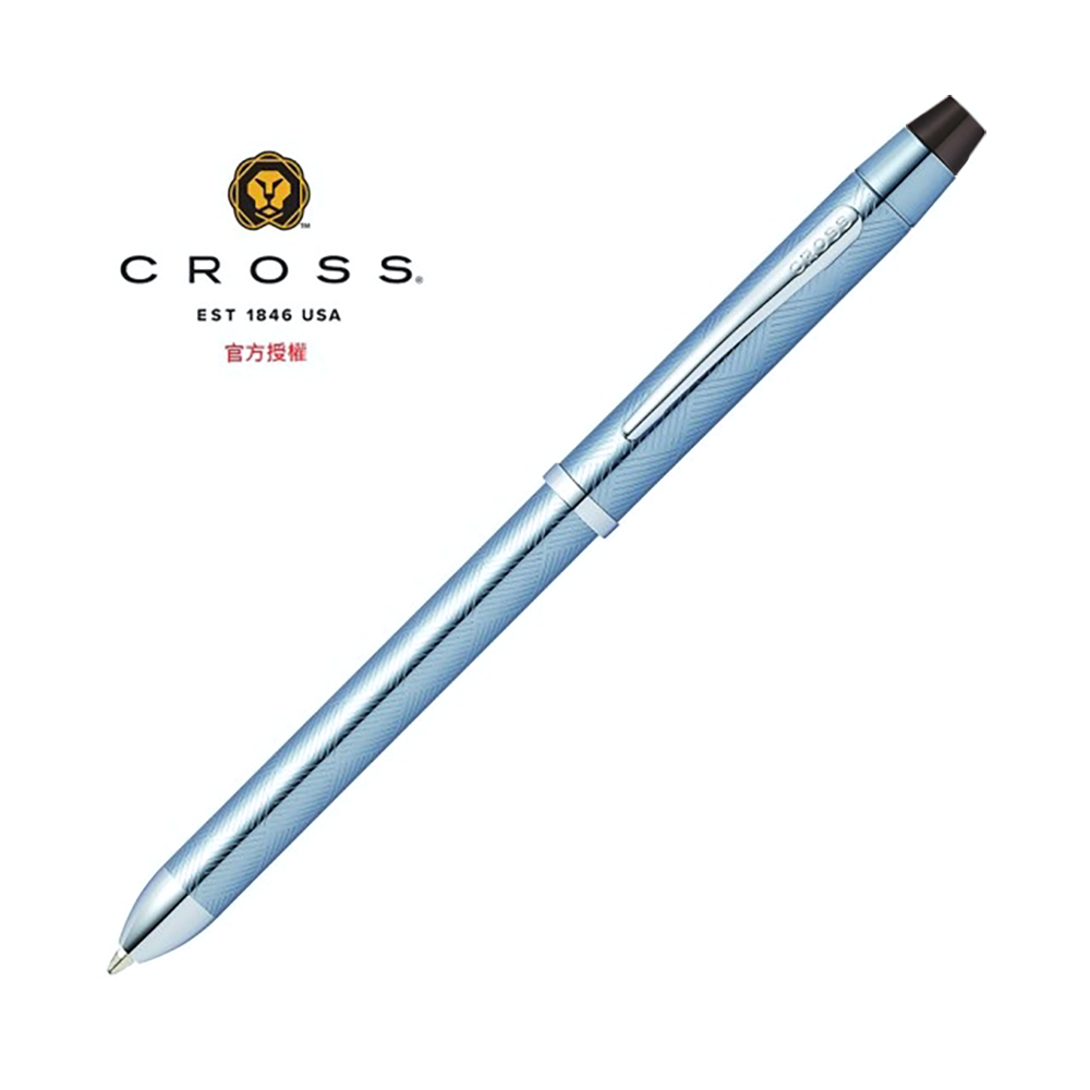 CROSS 霧鋼亮漆鯡式藍三用筆 AT0090-14