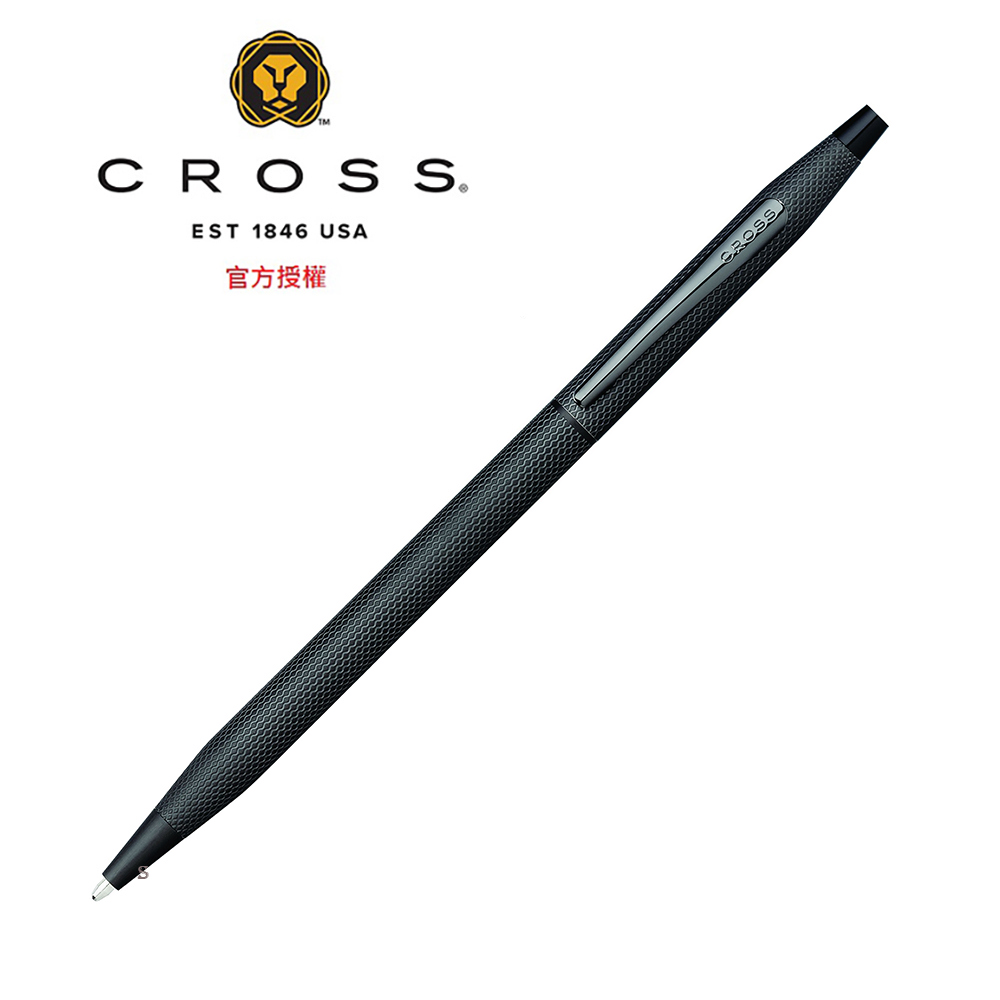 CROSS 經典世紀系列啞黑蝕刻鑽石圖騰原子筆 AT0082-122