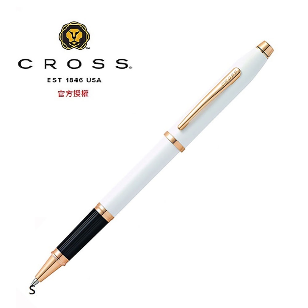 CROSS 新世紀 珍珠白亮漆 鋼珠筆 AT0085-113