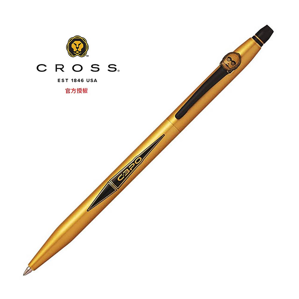 CROSS 高仕星際大戰 立卡系列-金亮漆鋼珠筆 AT0625SD-16