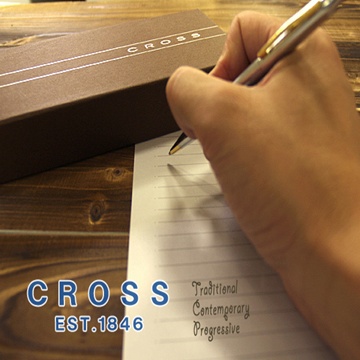 Cross Century高仕經典世紀系列金鉻(原子筆3302/0.7mm自動鉛筆330305 可選購)