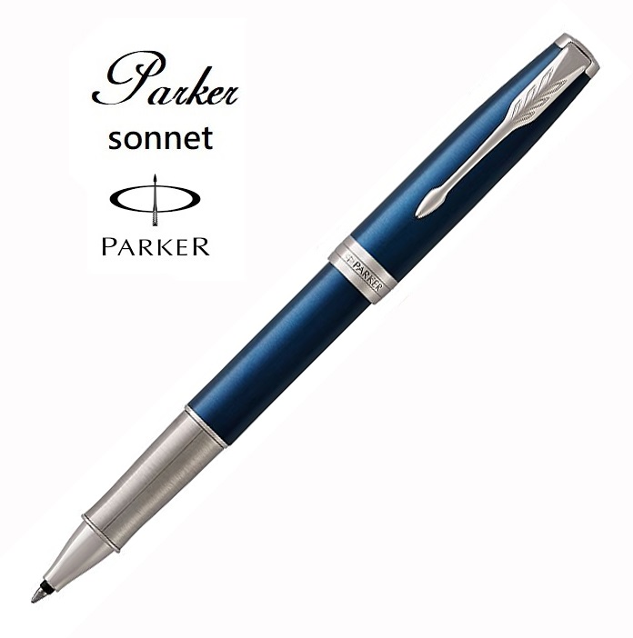 PARKER 派克卓爾 海洋藍白夾鋼珠筆