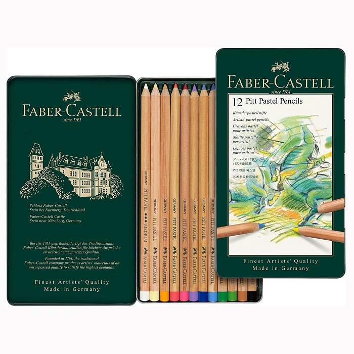Faber-Castell 藝術家級粉彩色鉛筆12色