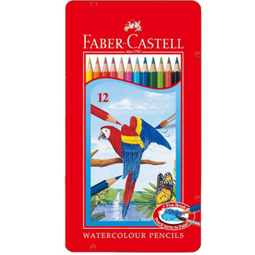 Faber-Castell 德國輝柏 寓教於樂 12色 水彩色鉛筆