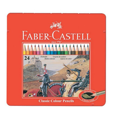 Faber-Castell 德國輝柏 寓教於樂 24色 經典油性色鉛筆*115845