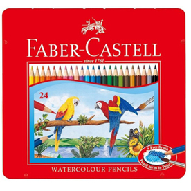 Faber-Castell 德國輝柏 寓教於樂 24色 水彩色鉛筆*115925