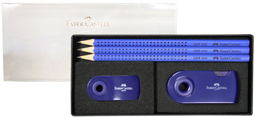 Faber-Castell 握得住鉛筆禮盒組/藍