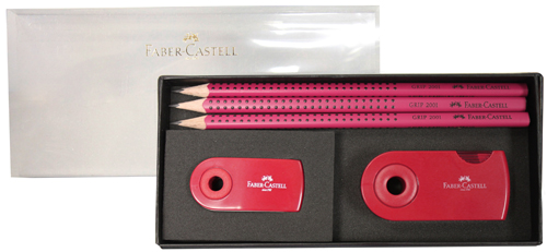 Faber-Castell 握得住鉛筆禮盒組/紅