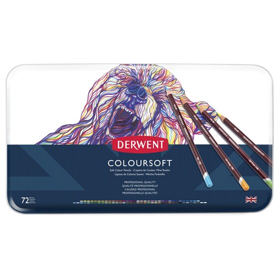 Derwent 達爾文 colorset 軟性顏色鉛筆系列72色入 *07401029