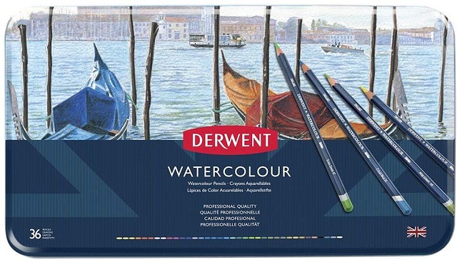 Derwent 達爾文 watercolor aquatone 水溶性36C色鉛筆