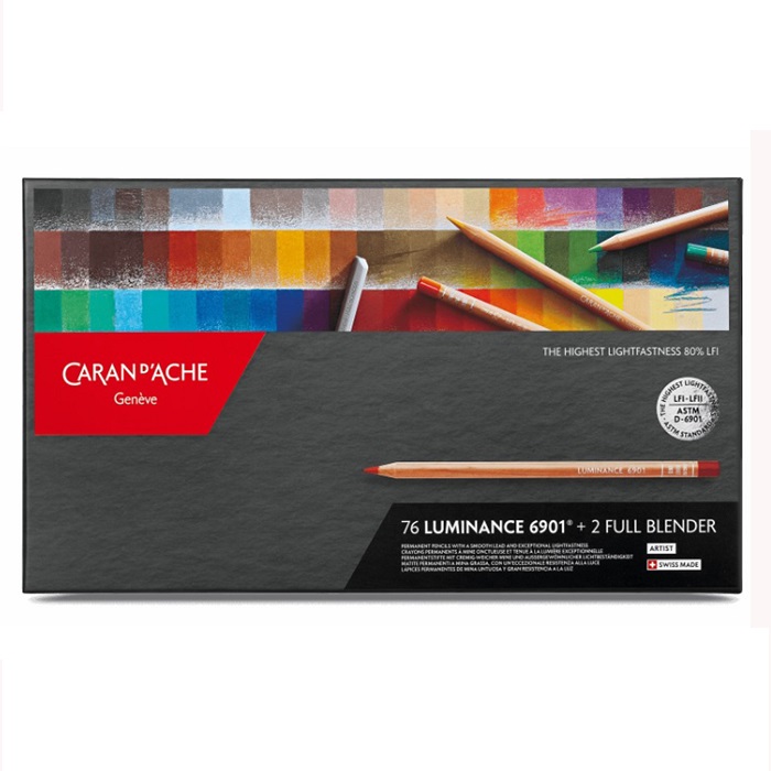 CARAN d’ACHE LUMINANCE 6901®卡達專業系列極致油性色鉛筆*76色