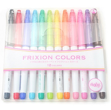 PILOT百樂 FriXion Colors 0.6魔擦樂樂筆(12色/組)可擦麥克筆 SFC-120M-12C