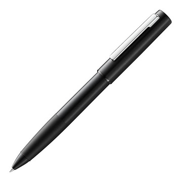 德國 LAMY aion永恆系列霧光黑鋼珠筆(377) 無接縫一體成型