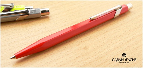 瑞士卡達 CARAN d’ache 844.070 紅色自動鉛筆(0.7mm)