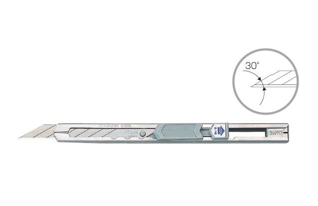 日本製 KDS 美工刀 S-18 小型 30度刀片*3支