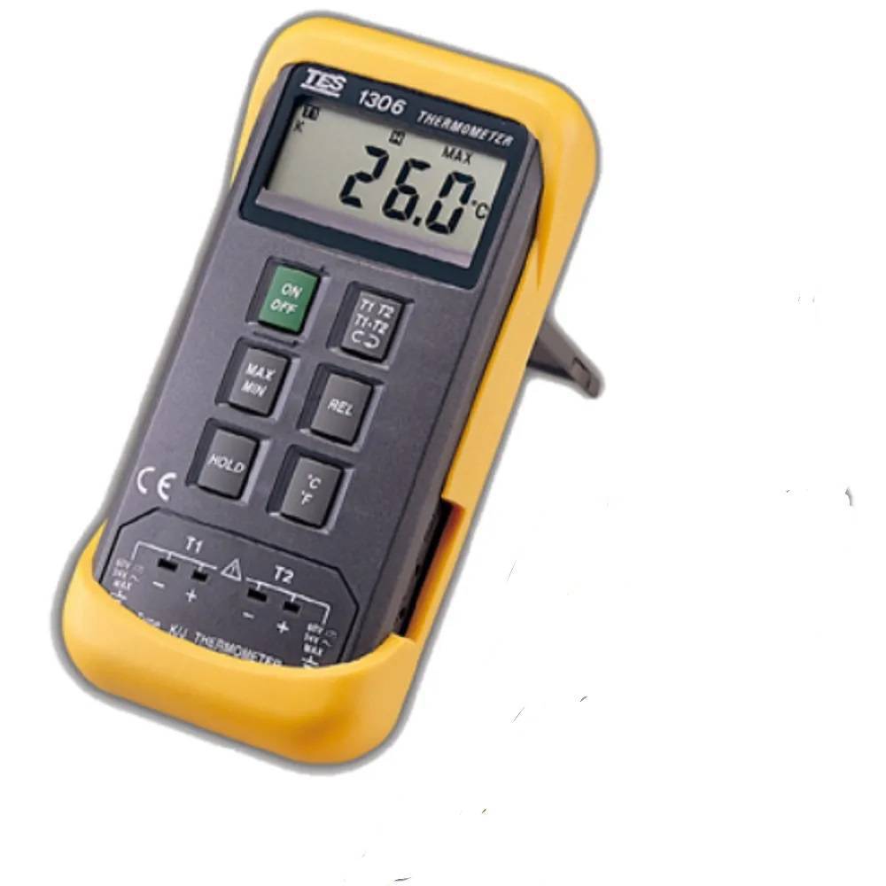 TES泰仕 TES-1306 雙通道數位式溫度錶