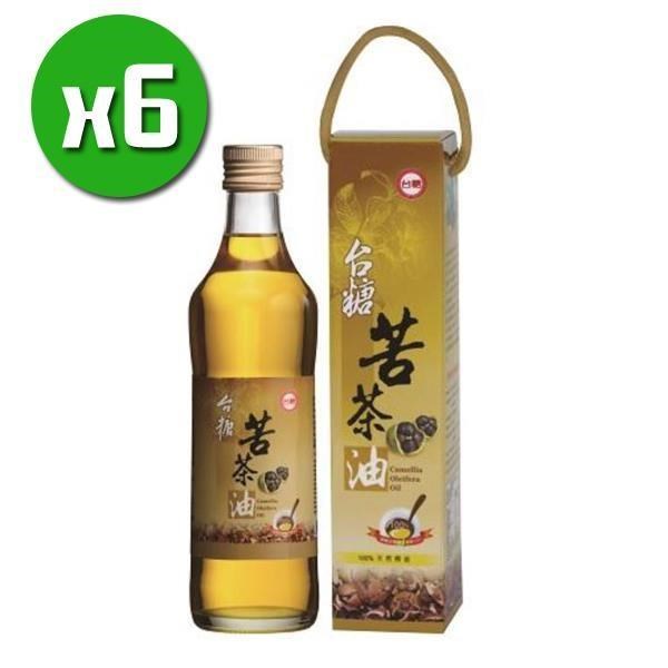 【臺糖】苦茶油禮盒裝x6瓶(500ml/瓶)