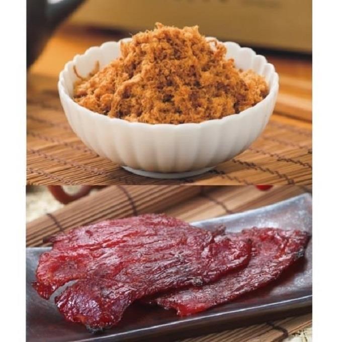 【廣興肉脯】肉酥+肉乾(大包裝300g)