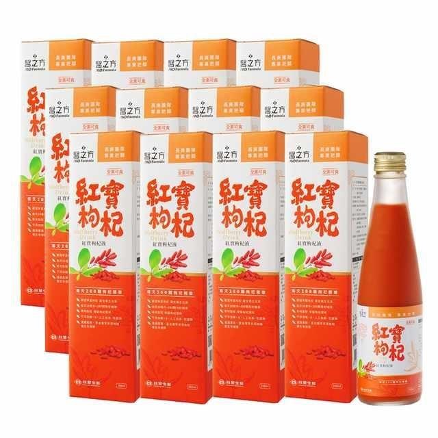 【台塑生醫】紅寶枸杞飲(250ml/瓶) 12瓶