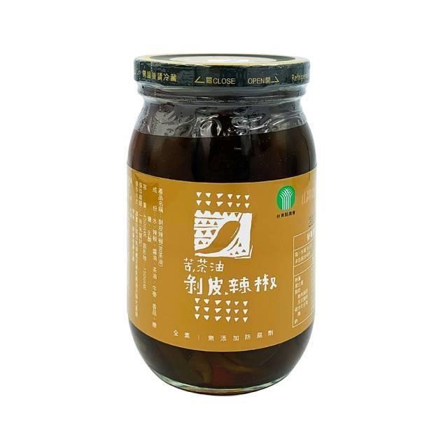 【台東縣農會】剝皮辣椒苦茶油450g