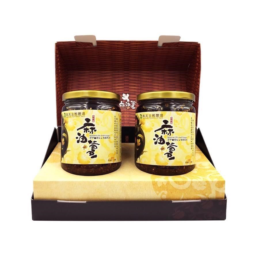 【清亮生態農場】麻油薑禮盒組420g/罐*2入