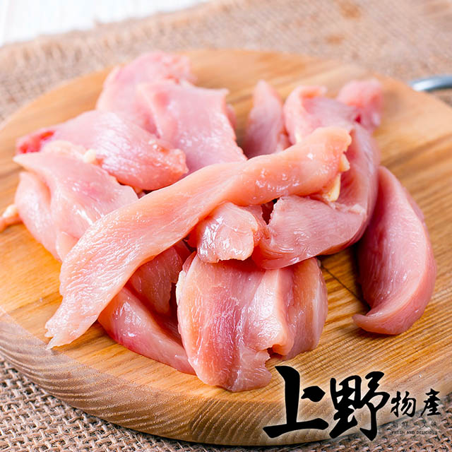 【上野物產】台灣嚴選新鮮雞柳條（250g±10%/包）x20